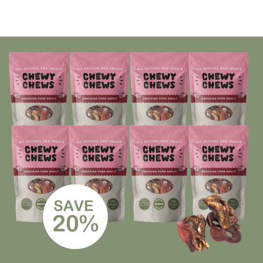 8x 100g Packs of Cracking Pork Snout