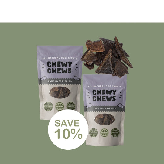 2x 100g Packs of Lamb Liver Nibbles