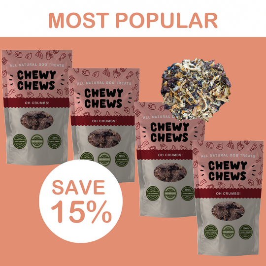 4x 100g Packs of Oh Crumbs!