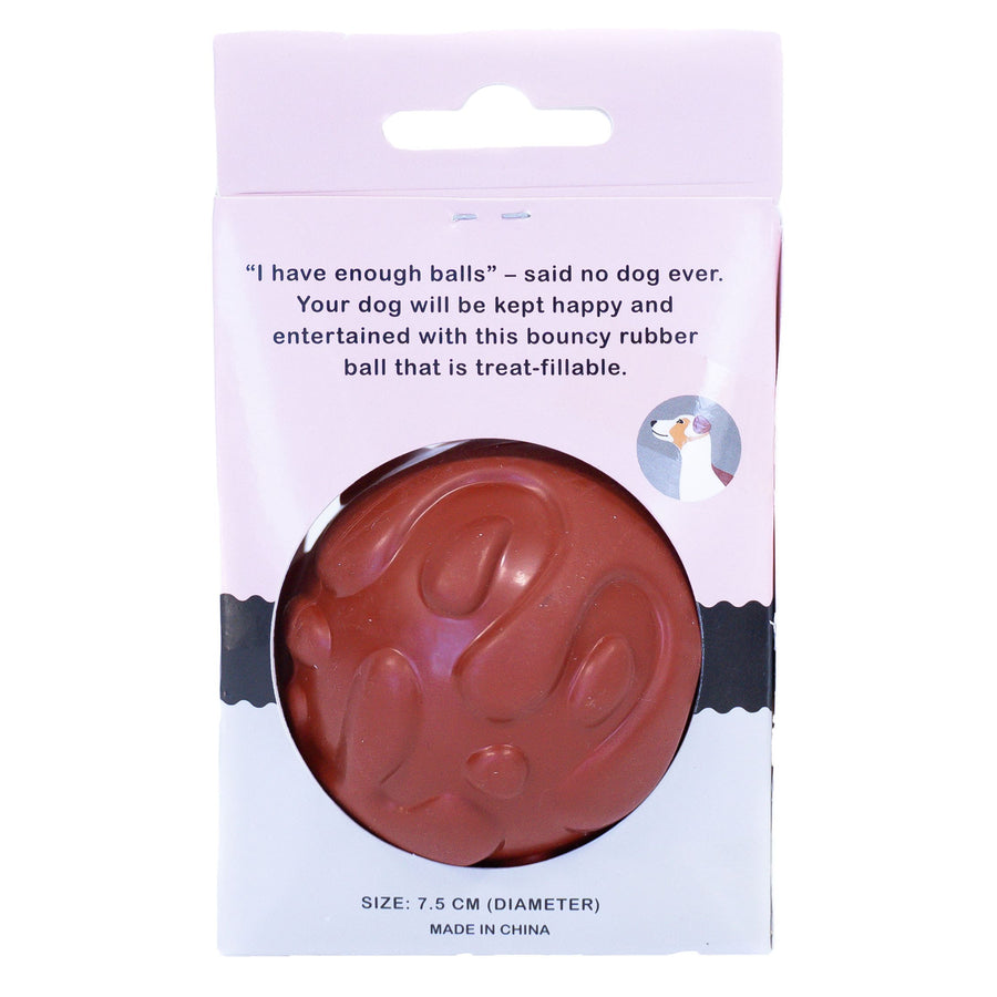 Chewy Chews "Treat-n-play" Rubber Ball