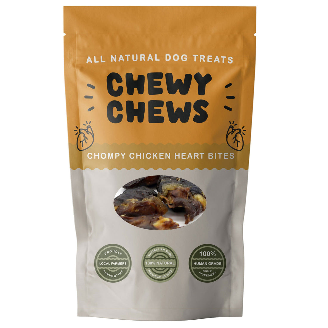 Chompy Chicken Heart Bites